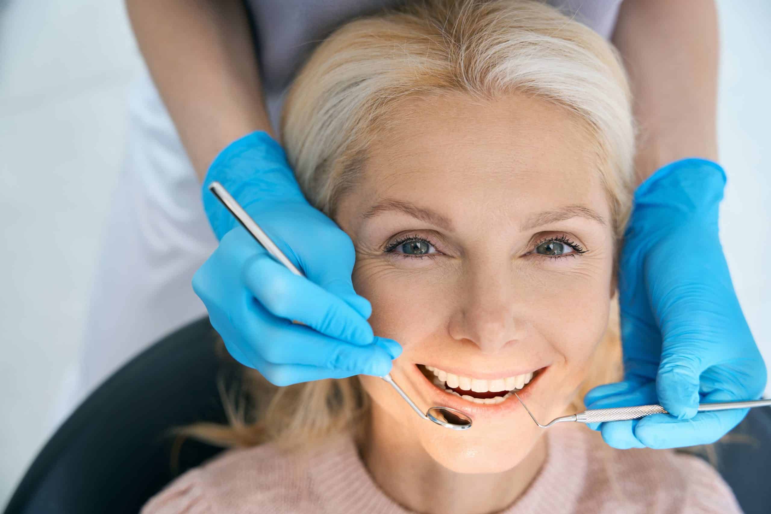 Close-up of a bright, healthy smile highlighting the aesthetic results of dental treatments in Turkey.