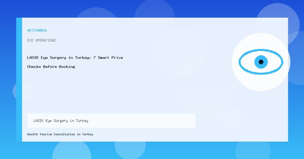 LASIK Eye Surgery in Turkey - LASIK Eye Surgery in Turkey: 7 Smart Price Checks Before Booking
