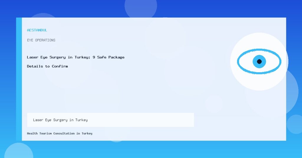 Laser Eye Surgery in Turkey - Laser Eye Surgery in Turkey: 9 Safe Package Details to Confirm